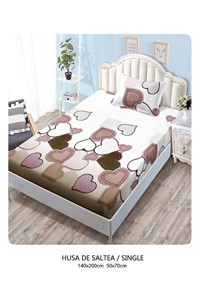 CHIRASO CHIRASO Elastic Bed Cover Set, Finet, 1 Person, 140x200cm and 1 Pillowcase 50x70cm