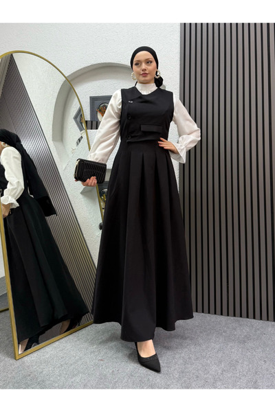 ENSA TESETTUR Rochie Alara Jile neagră