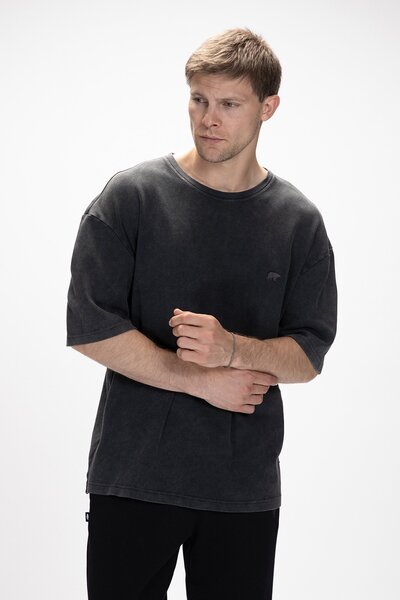 Bad Bear Wild Siyah Baskılı Erkek T-Shirt