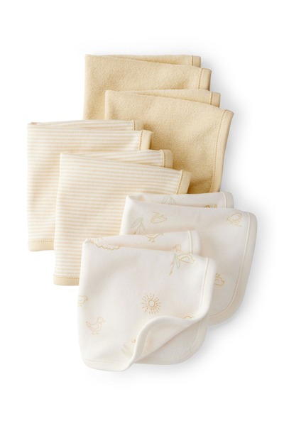 Carter's Baby Patterned 6-Piece Bath Washcloth Towel