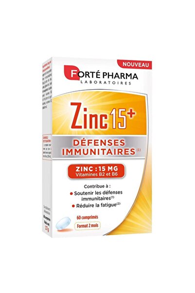 Forte Pharma Laboratories Zinc 15+ Immune Defence Tab 60S