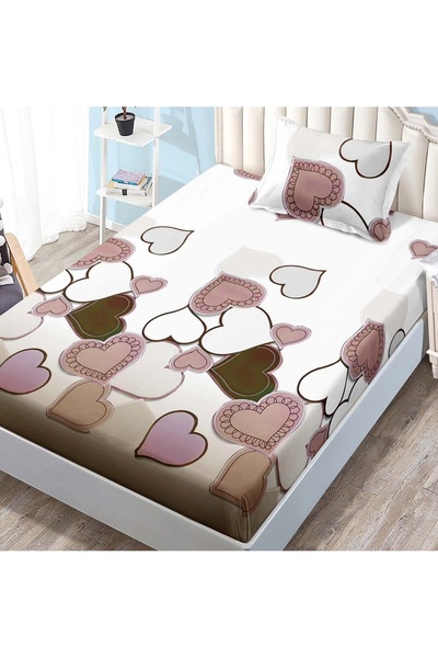 CHIRASO CHIRASO Elastic Bed Cover Set, Finet, 1 Person, 140x200cm and 1 Pillowcase 50x70cm