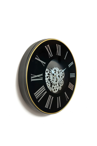 HOMİNG Noria Roma Numeral 47 cm Large Wall Clock 242254