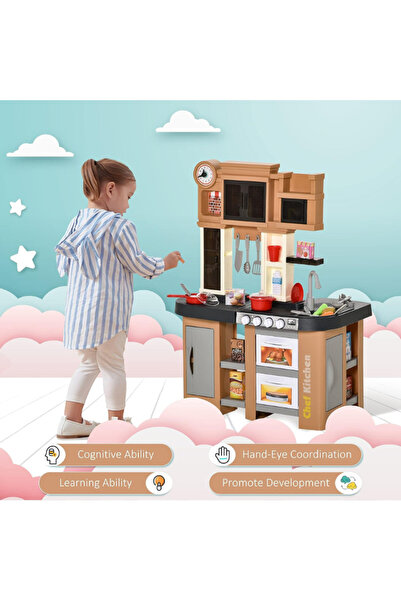 Generic Kids Kithen Pretend Role Playset 3-6 Years Old