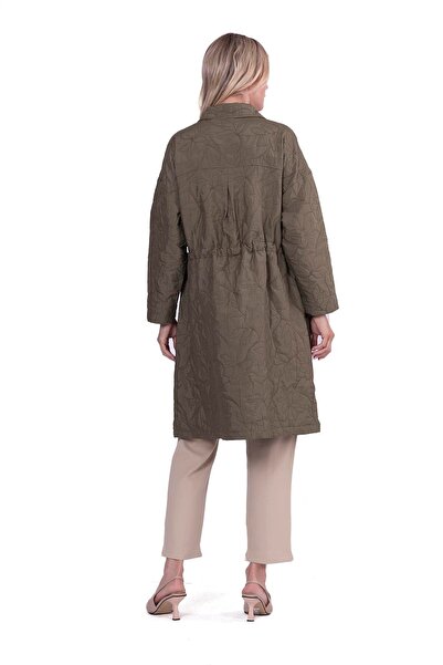 Invee Leaf short cap khaki