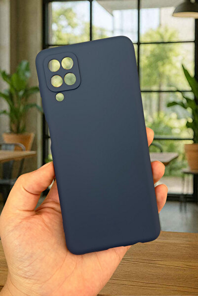 Vip Case Samsung Galaxy A12 Silikon Darbe Emici Klasik Korumalı Rubber Kılıf