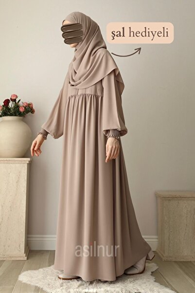 ASİLNUR Nisa Ferace Şal Hediyeli Takım Taş
