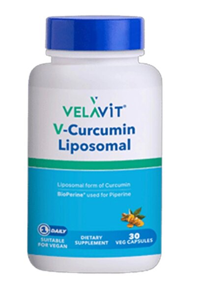 Velavit V-Curcumin Liposomal Takviye Edici Gıda 30 Kapsül