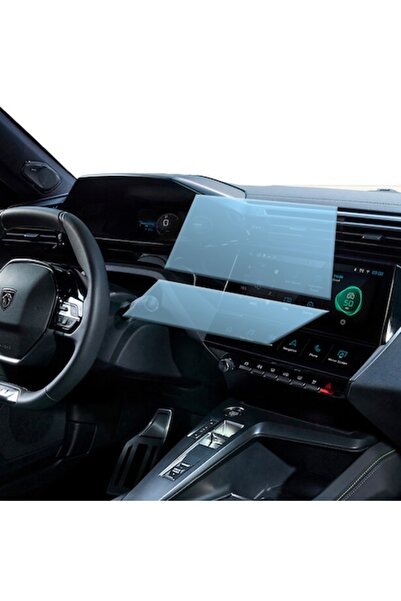 Optim Solution Set 2x Auto Navigation and Secondary Control Panel Film from Regenerable Hydrogel for Peugeot 408