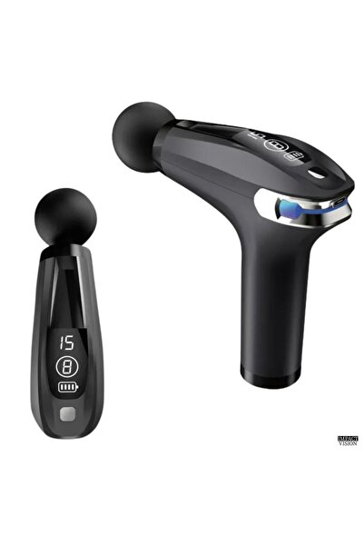 Impact Vision Aparat pentru Masaj Profesional Tip Pistol,8 Viteze,Anticelulit...