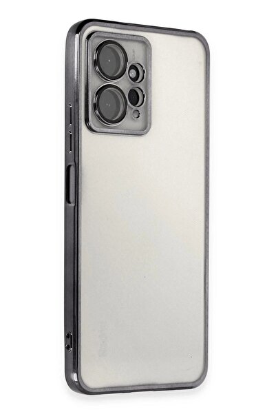 NURTON حافظة هاتف Xiaomi Redmi Note 12 4G من السيليكون مع عدسة - أسود-(5796) - VOANFD1150-7826