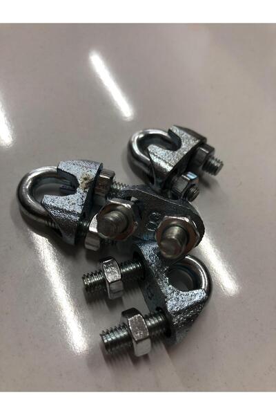 ASFER 8MM ÇELİK HALAT KLEMENSİ (4ADET)