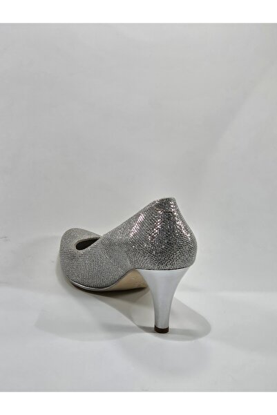Lady Bella ABİYE GÜMÜŞ SİMLİ PETEK STİLETTO