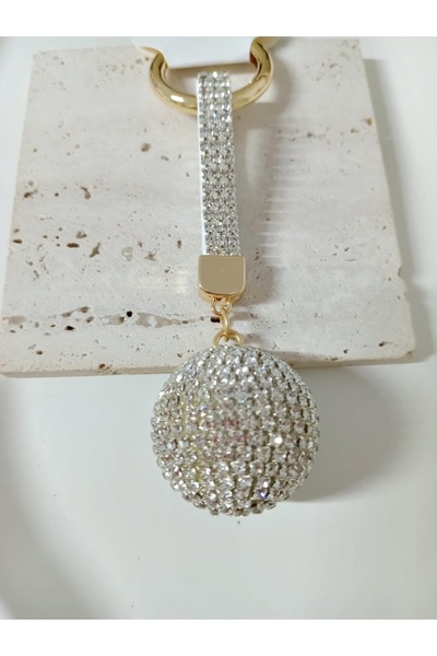 mos&more Stone Bag Ornament Accessory Keychain, Car Ornament, Bag Charm