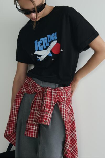 Suud Collection Kırmızı Slone Ekose Gömlek