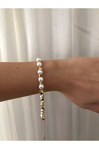 shop سوار من الفولاذ المقاوم للصدأ مزين باللؤلؤ ونقش ذهبي لامع وبراق لا يفقد ...