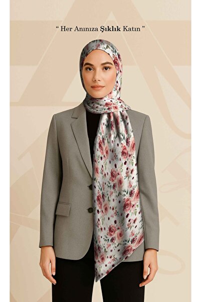 DESENİX Romantic Rose Patterned Shawl |   Timeless Feminine Elegance and a Pa...