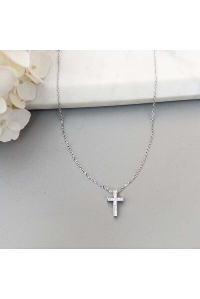 MOONGLOW ACCESSORIES Colier Silver Cross