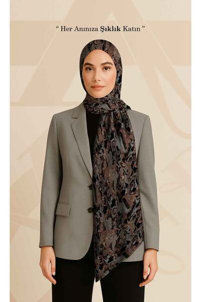 DESENİX Authentic Paisley Motif Shawl |   Premium Collection with Classic Tou...