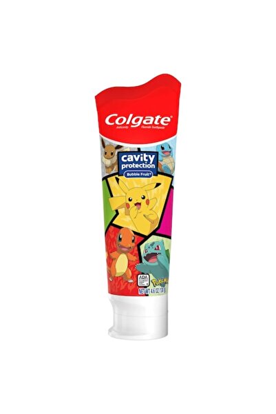 Colgate Παιδική οδοντόκρεμα Colgate, Pokemon, Pikachu, Πολλαπλής Προστασίας, Φθόριο, Γεύση Τσιχλόφουσκας