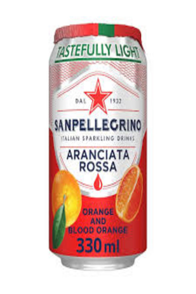 San Pellegrino عصير برتقال أحمر فوار علبة 330 مل × 24