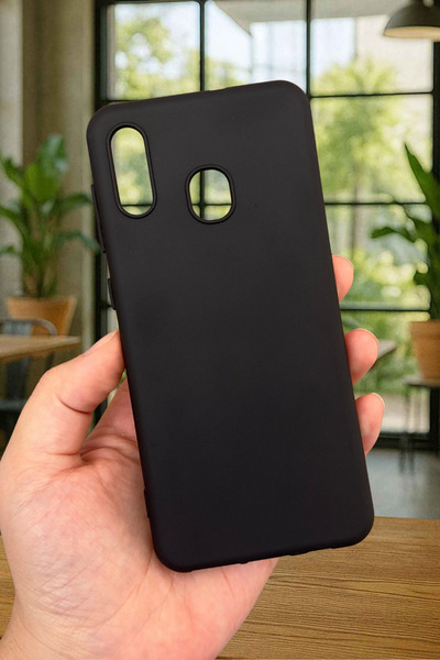 Vip Case Samsung Galaxy A20 Silikon Darbe Emici Klasik Korumalı Rubber Kılıf