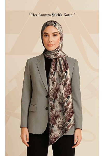 DESENİX Floral Motif Shawl with a Showy Design |   Timeless Classic Elegance ...