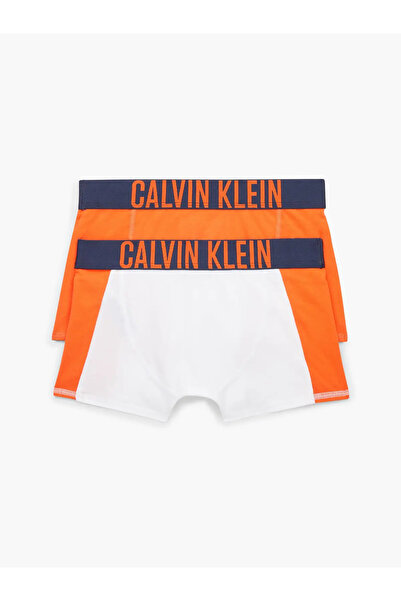Calvin Klein 2PK TRUNK Erkek Turuncu Boxer Set
