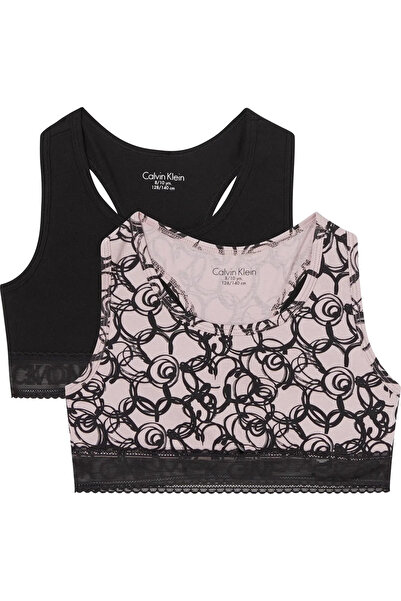 Calvin Klein 2PK BRALETTE-LACE Kadın Pembe Bralet