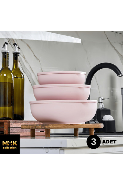MHK Collection Set of 3 Round Storage Containers