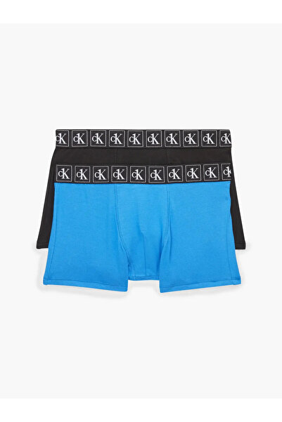 Calvin Klein 2PK TRUNK Erkek Mavi Boxer Set