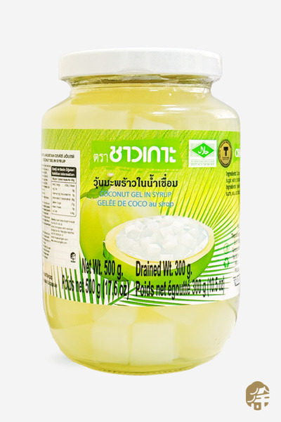 Chaokoh Şurupta Hindistan Cevizi Jölesi (Coconut Gel in Syrup) - 500G