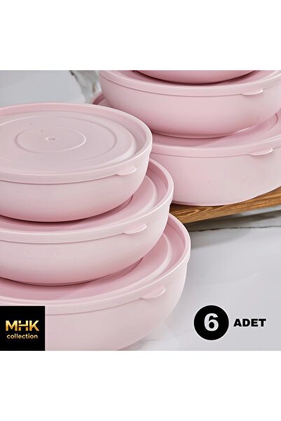 MHK Collection Set of 6 Round Storage Containers