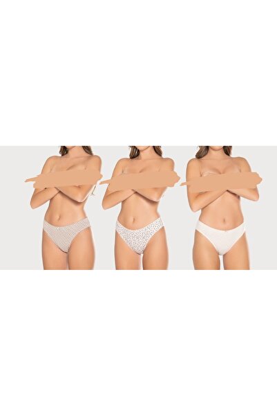 Belinay ملابس داخلية نسائية، 6 قطع بألوان ناعمة، ملونة