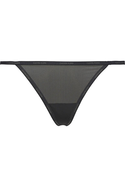 Calvin Klein THONG STRING Kadın Siyah Tanga