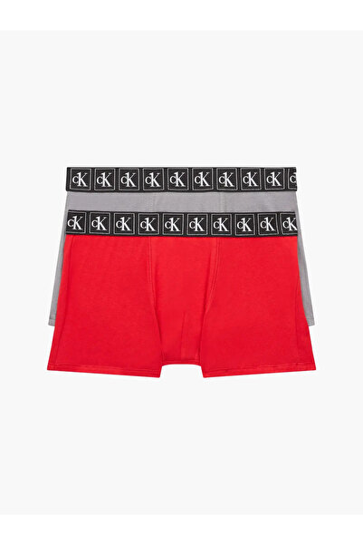 Calvin Klein 2PK TRUNK Erkek Kırmızı Boxer Set