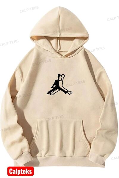 CALP TEKS Φούτερ με κουκούλα και τσέπη καγκουρό με στάμπα SIMAÇ SPORTSMAN