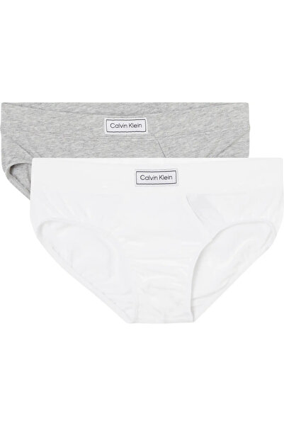 Calvin Klein 2PK BRIEF-HERITAGE Erkek Gri Slip Set