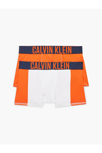 Calvin Klein 2PK TRUNK Erkek Turuncu Boxer Set