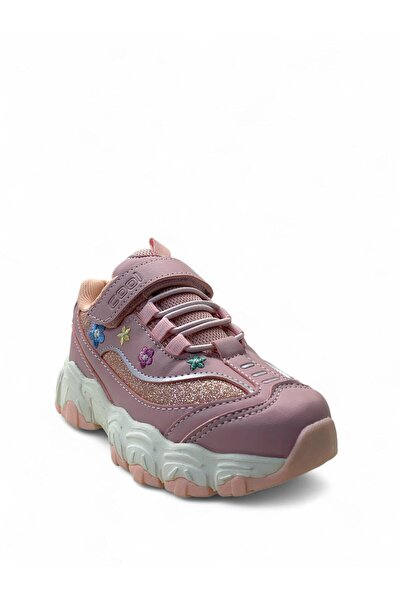 Cool Bella Orthopedic Girls' Preschool Powder Floral Comfortable Sneaker