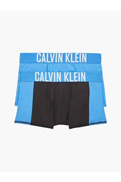 Calvin Klein 2PK TRUNK Erkek Mavi Boxer Set