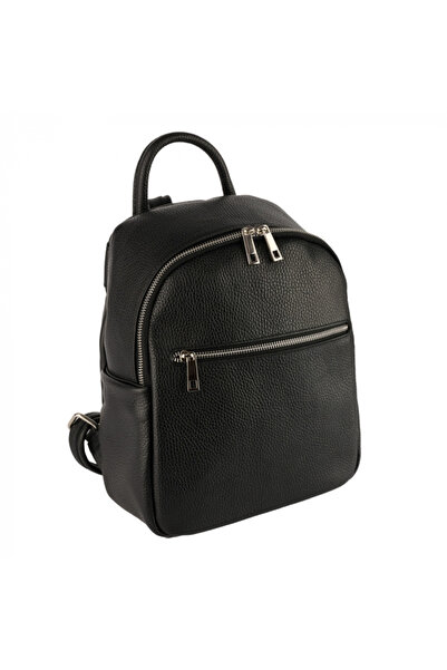 AZZURA Joplin backpack, made of 100% natural leather, black
