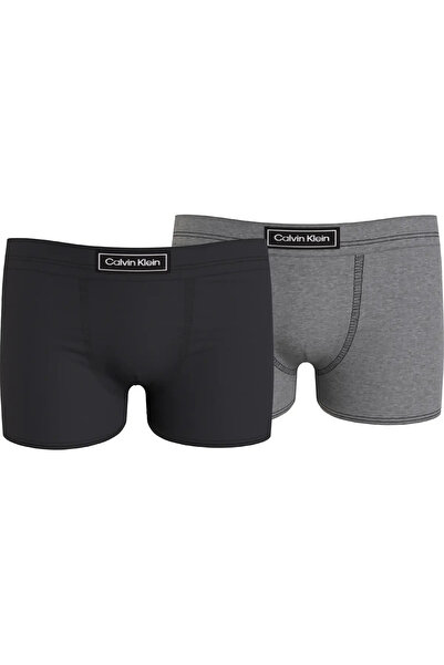 Calvin Klein 2PK TRUNK-HERITAGE Erkek Siyah Boxer Set