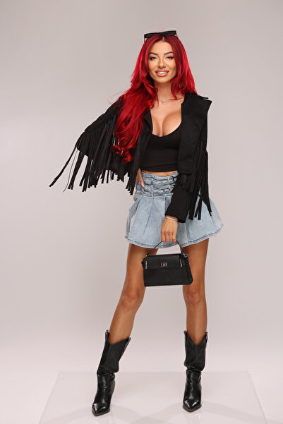 Pretty Suede fringed jacket