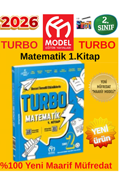 Fenomen Yayıncılık Model Eğitim Yayınları Güncel 2.Sınıf Turbo Eğitim Seti(5 Kitap)(M1-M2-T-H-ÖG)Yeni Ürün+Kalem