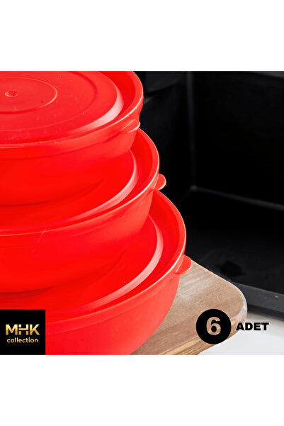 MHK Collection Set of 6 Round Storage Containers