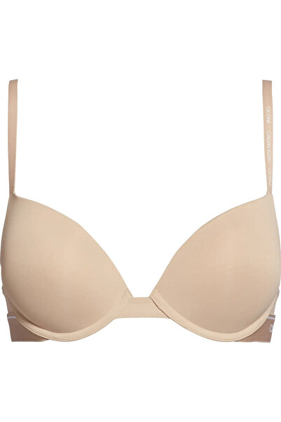Calvin Klein PUSH UP PLUNGE Kadın Bej Sütyen