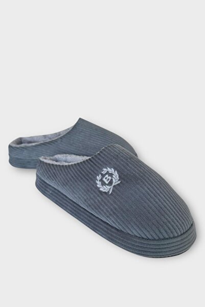 Liger Men's Lightweight Non-Slip Sole House Slippers Panduf Füme