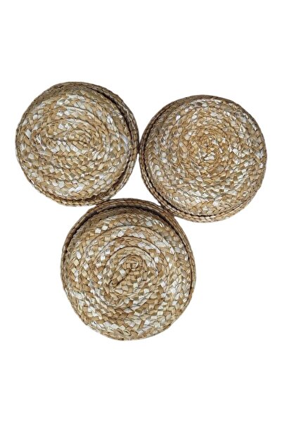 Gerenic مجموعة صناديق تخزين من 3 قطع مع غطاء