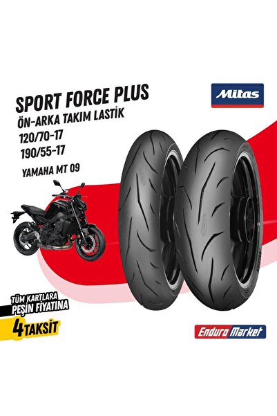 Mitas Yamaha MT 09 SPORT FORCE + Takım 120/70-17 - 190/55-17 Set